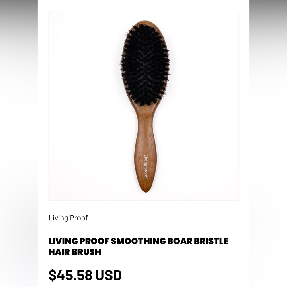 Living Proof Wooden Boar Bristle Brush